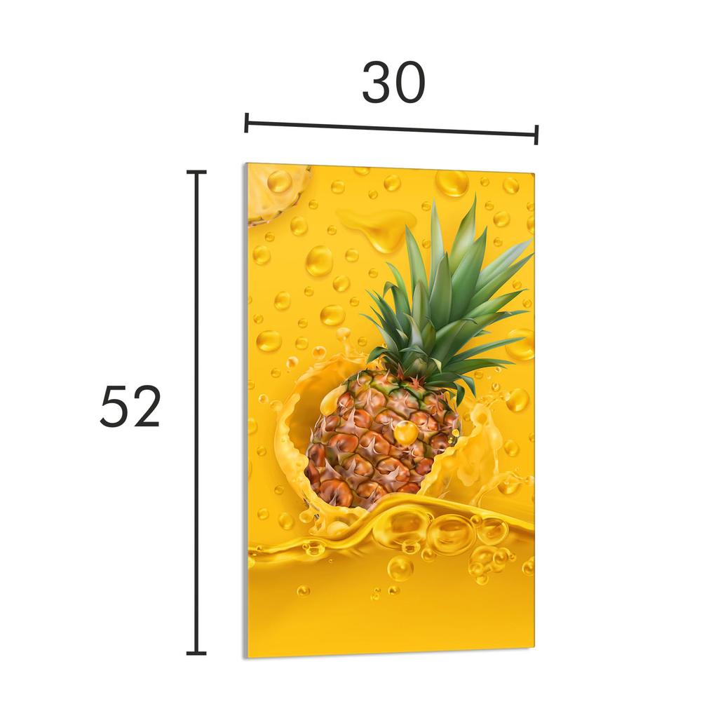 SZKLANA DESKA DO KROJENIA 30x52 Ananas