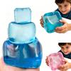 Nice Berg Giant Sensory Cube Maltose Toy 4 Pack Mini Baby Teenie Cube Squeeze Slow Rebound Stress Reliever Sensory Play
