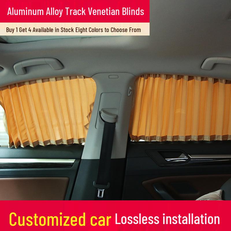 Heat Insulation Curtains with Aluminum Alloy Track for Toyota Land Cruiser, Teramont, Sharan, 5008, GS8