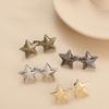 5PCS Star Shaped Adjustable Waist Clip Metal Pants Pin DIY Retractable Button  Pants