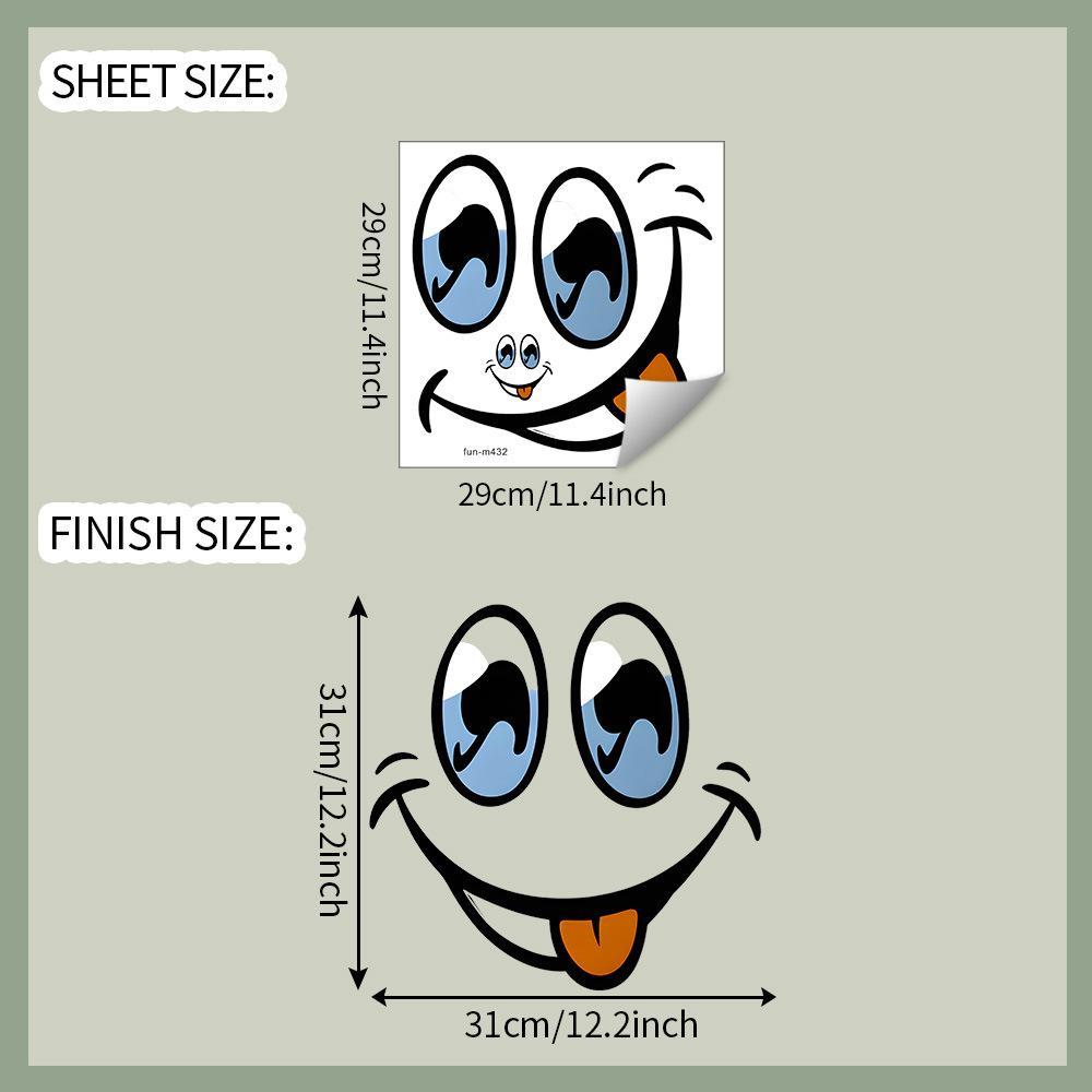 

Cute and Funny Emoticons Bathroom and Toilet Stickers for Beautification and Decoration fun-m432