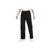Sportswear Chill Terry Solid Color Logo Mid Waist Comfortable Casual Knit Sports Pants Women Bottoms Black HF6459010