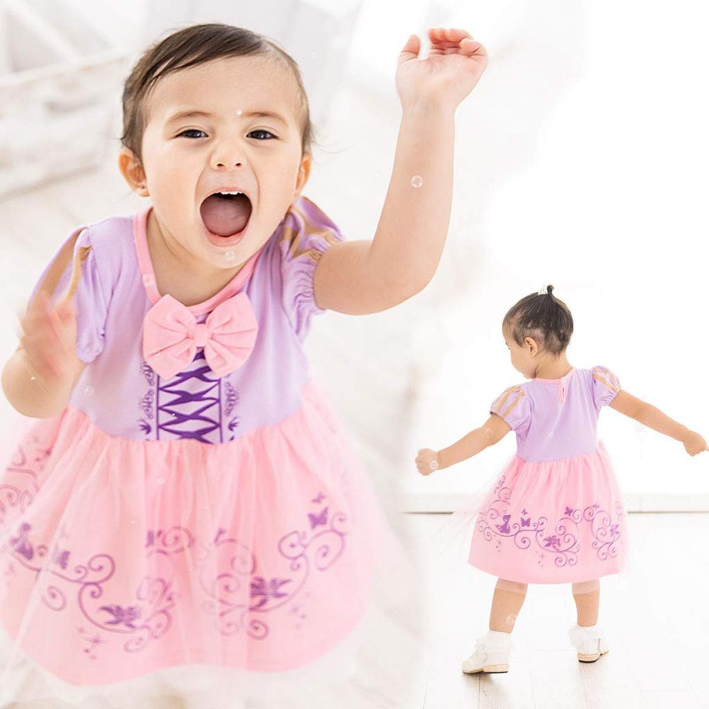 Princess Dress with Snow and Ariel Halloween Costume for d761 [monoii] Headband, Kids' Dress, Queen, Rapunzel, Girls,