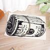 Geldförmiger Teppich Kreative Persönlichkeit Imitation Unregelmäßige Tür 100 Kaschmir Boden Dollar Geld Kunst Teppich Schein Matte Matte S9I8