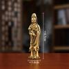 Ornamento Bodhisattva Guanyin in Rame Puro per Casa e Soggiorno
