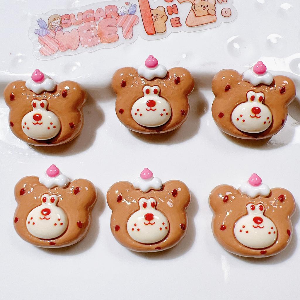 10Pcs New Cute Resin Cartoon Bowtie Cat Flat Back Parts Embellishments For Hair Bows Accessories