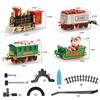 Electric Christmas Steam Train Toy for Kids 3-6 Years with Lights, Music, and Smoke Effect