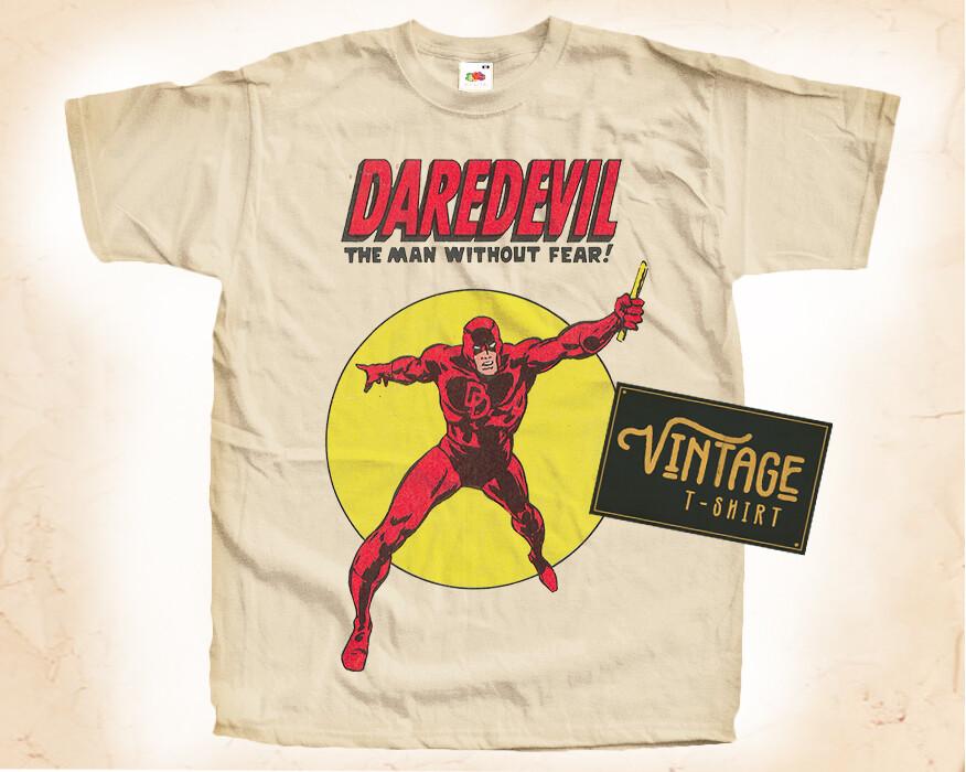 Daredevil Vintage T Shirt for Men NATURAL S-5XL Unisex T-Shirt XXL