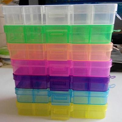 Scatola portaoggetti regolabile in plastica con 10 scomparti per portagioie, portapillole