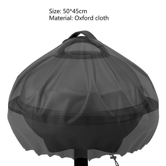 Oxford Cloth BBQ Grill Cover Dust Proof Sun-resistant Foldable Mini Electric Grill Cover