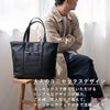 VITAFELICE Women's Side Line Tape Big Tote Bag inb-10181p (Black)