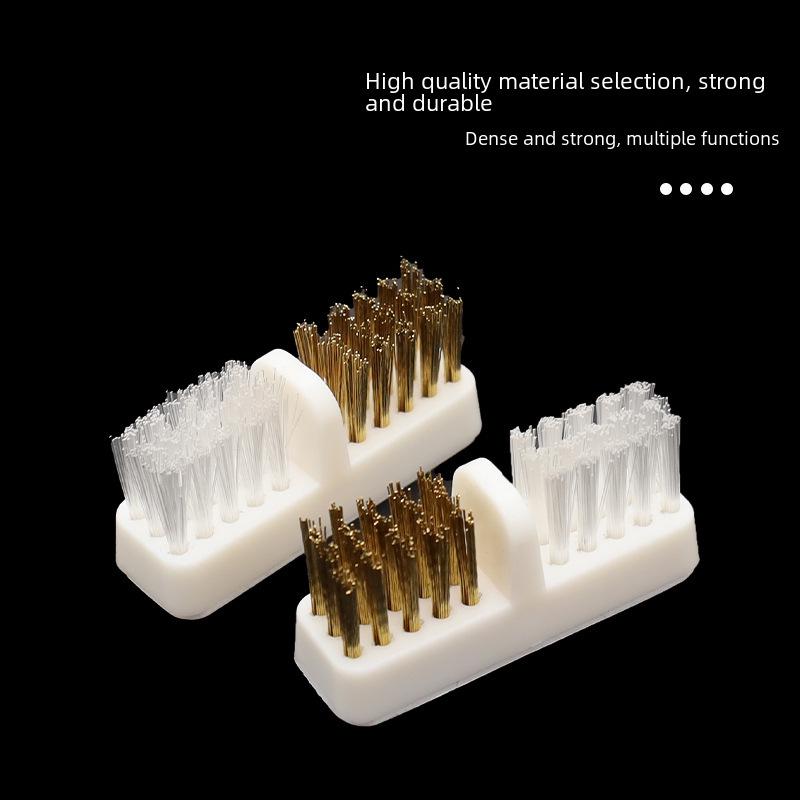 Nail Drill Cleaning Brush Set: Electric Grinder Dust and Steel Wire Polishing Brush