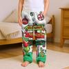 Fashionable Children's Versatile Print Pocket Casual Pants