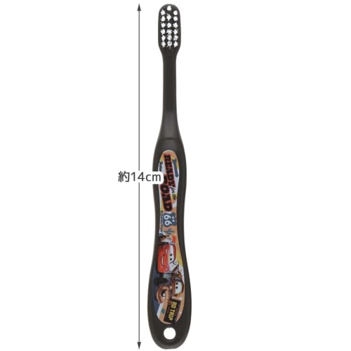 Skater Toothbrush for Kindergarteners 3-5 Years Old Soft 3 Pieces Disney Cars 24 14cm TB5ST-A