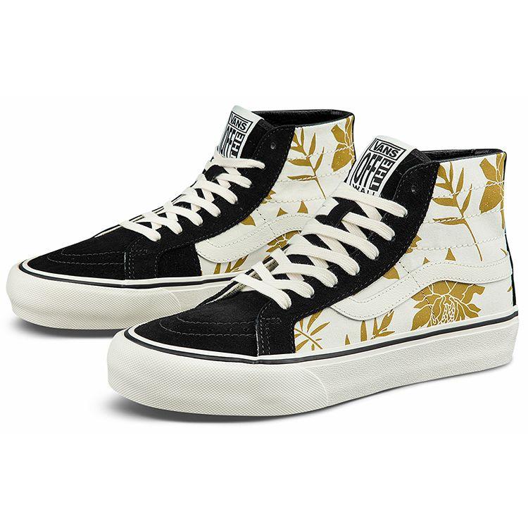 Vans Sk8 Canvas Casual High-Top Skate Shoes Unisex Sneakers Black White VN0A4UWN4V4
