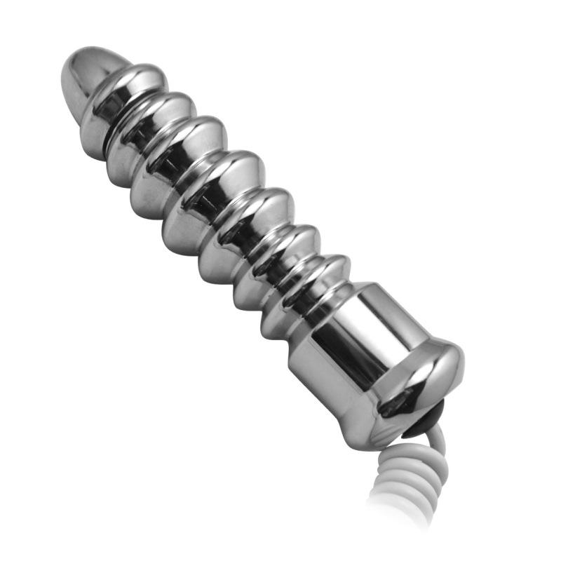 Metal Electric Shock Penis Anal Plug Anal Plug Pulse Physiotherapy Flirting Adult Sex Product Product