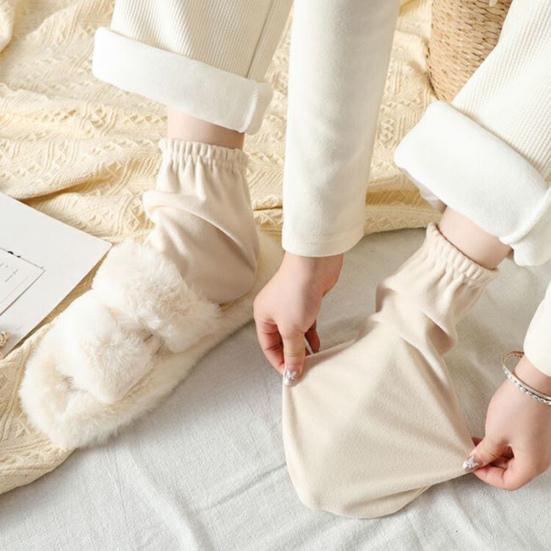 Sleep Socks Men Women Warm Home Socks Loose Fit Breathable Winter Socks with Elastic Cuffs for Bed Lounge Living Room