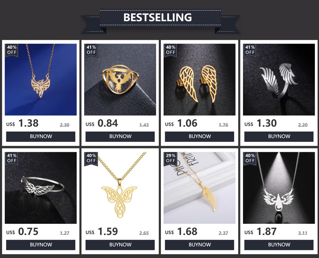 LIKGREAT Hohl-Phönix-Anhänger Halskette Edelstahl-Charm Geometrisches Tier Vogel Kette Choker Schmuck Mode Kreative Geschenke