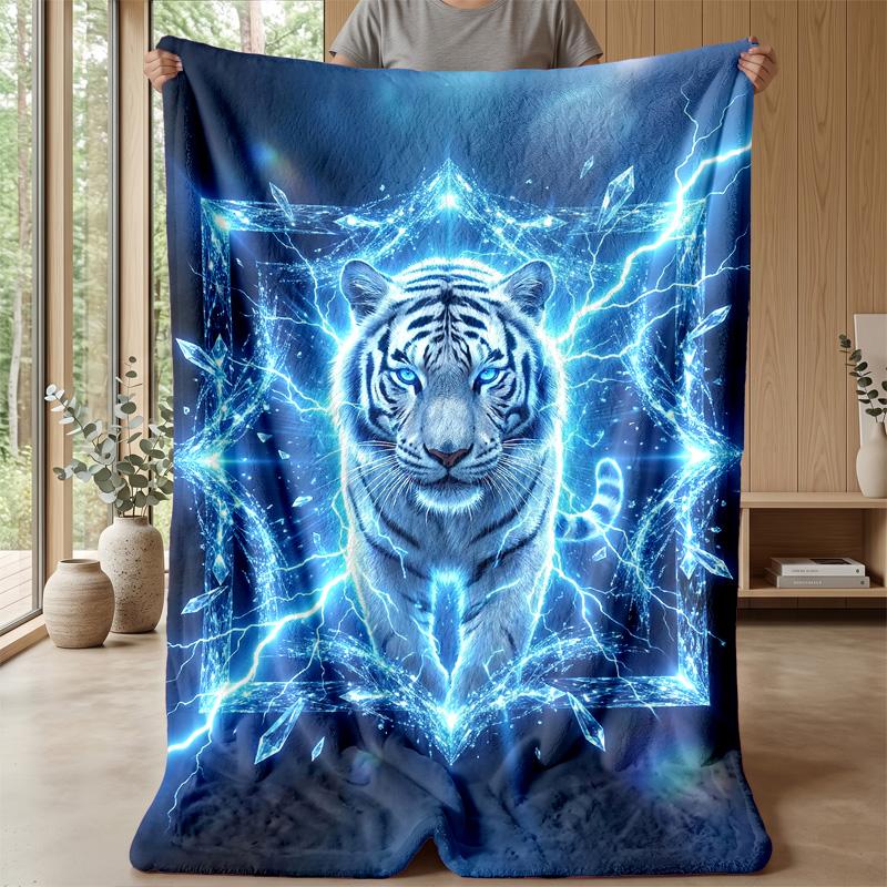 Electric Guitar Symphony 2 Theme Blanket Lightweight Warm Flannel Blanket Decorative Throw Blanket for Home Decoration