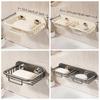 Rustproof Soap Storage Rack Self Adhesive Drainage Soap Holder  Shower Storage