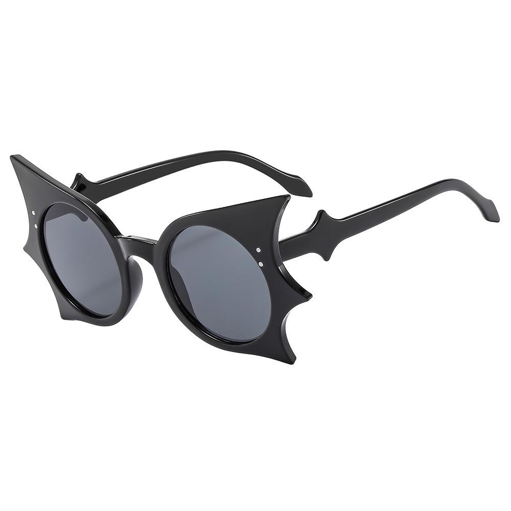 2024 Hip-Hop Bat Sunglasses for Women - Trendy European & American Style Festival Party Accessory