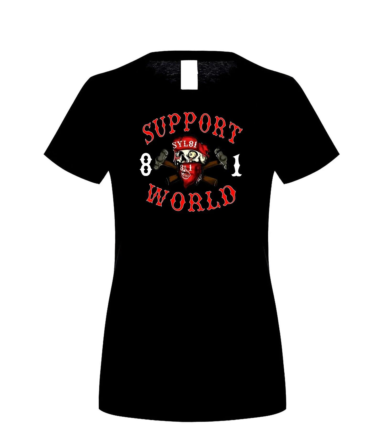 

Футболка Support 81 World Hells Angels, унісекс, 100% бавовна, найпопулярніша сорочка N02 S