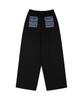 KAIFAI Glyph Sweatpants (Black) K25Zc179