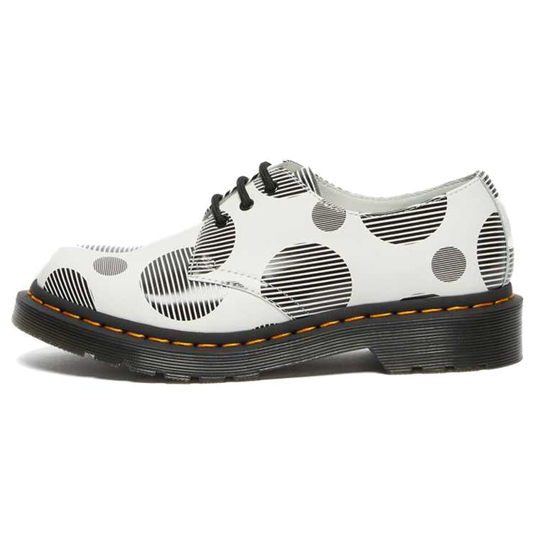 Dr. Martens Women s 1461 Smooth Leather White Black Oxford Shoes 26877101 36