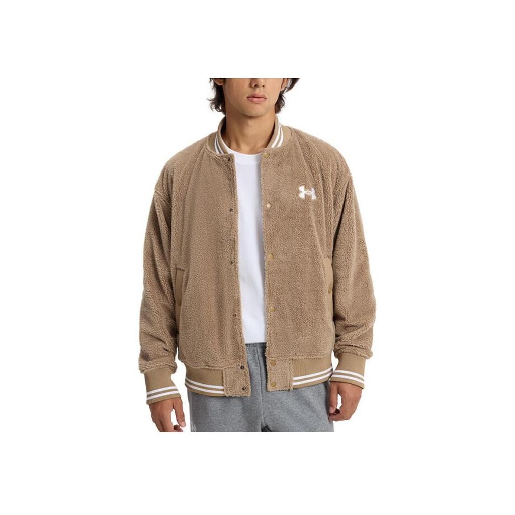 Under Armour Sherpa Loose Fit Jacket Unisex Jackets Camel-Brown 1389370-263