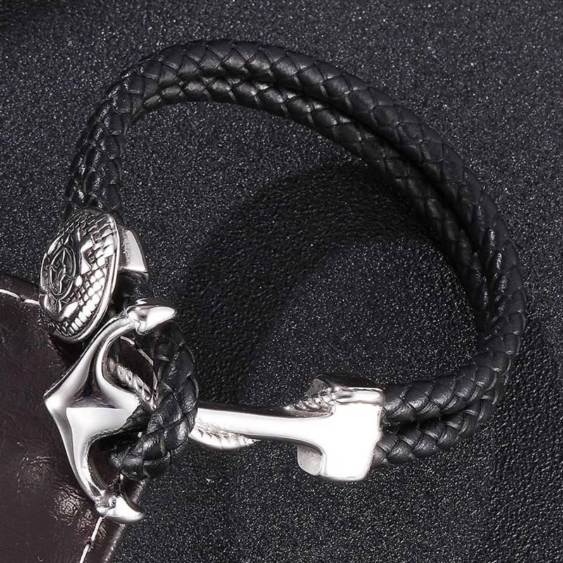 New Anchor Bracelet Multilayer Rope Chain Bracelet For Men Women Fashion Style Gift