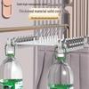 Non-Slip, Non-Marking Stainless Steel Pants & Skirt Clips for Household Wardrobe Storage and Drying.