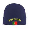 Portuguese Flag Bonnet Hats Beanie Hats Graphic Knit Hat Winter YK Cool Unisex Women Hippie Thermal Elastic Cap