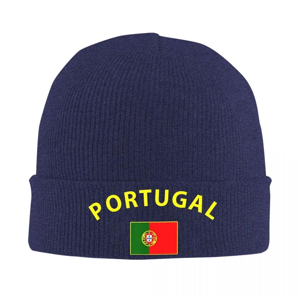 Portuguese Flag Bonnet Hats Beanie Hats Graphic Knit Hat Winter YK Cool Unisex Women Hippie Thermal Elastic Cap