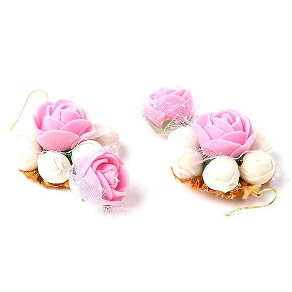 Jewellery Set for Women Floret Gota Patti Necklace, Earrings, Bracelet & Maang Tika for Women & Girls