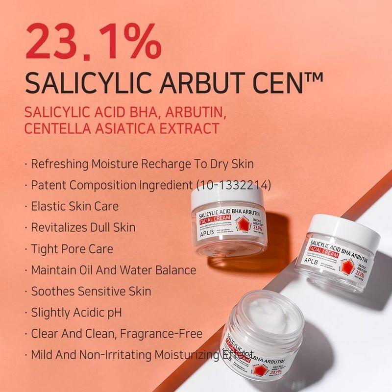 APLB Salicylic Acid BHA Arbutin Facial Cream