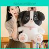 Loving Choker Heart Dog Plush Toy Cartoon Stuffed Animal Doll Gift Decoration