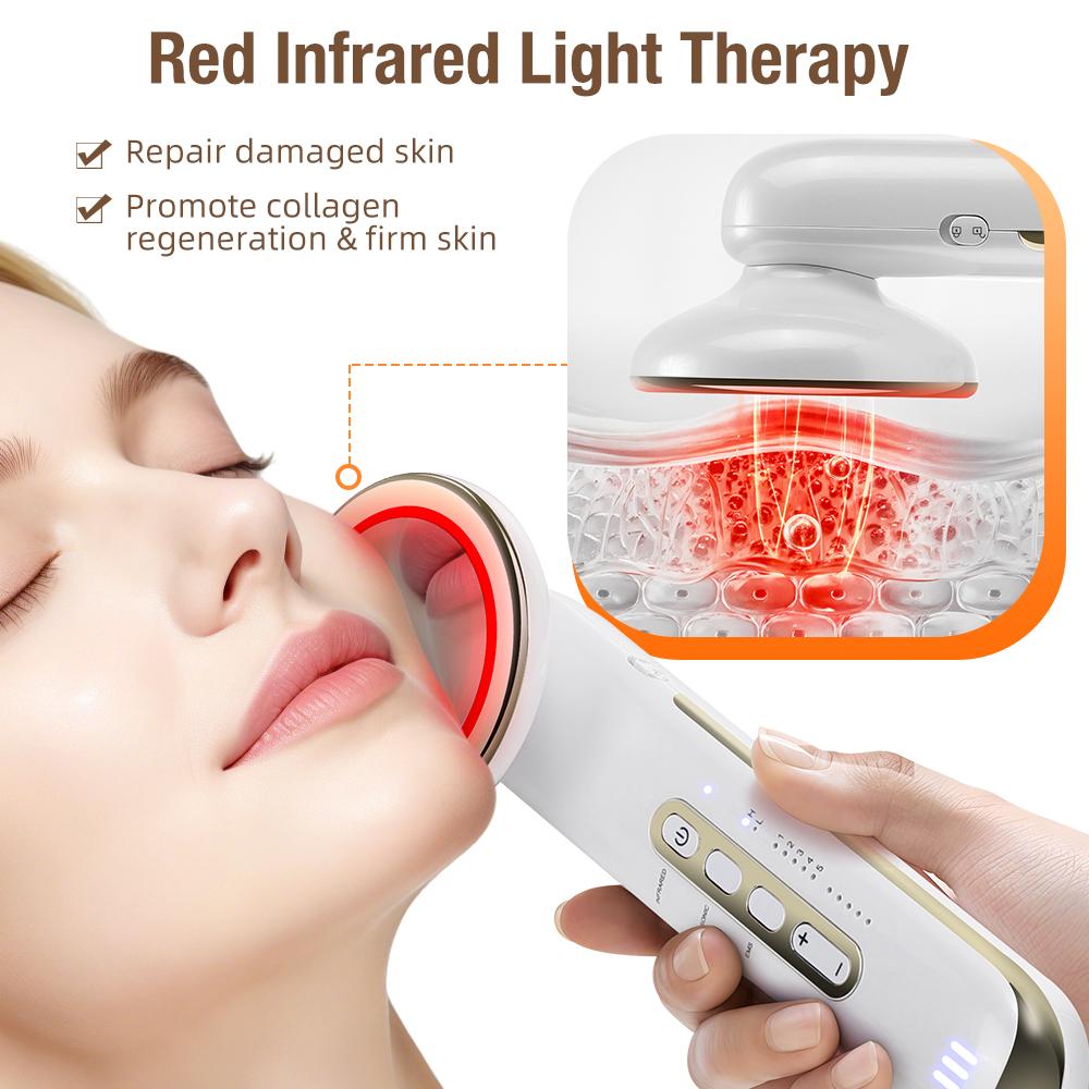 Electric EMS Body Shaping Massager with Ultrasound Cavitation Fat Burner Slimming Machine for Face Lifting Body Weight Loss