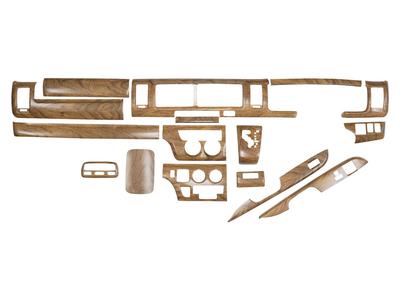 Toyota Hiace 200 Series and 3rd Wide Interior 16 Natural Wood Look TRISTAR'S [For (1st, 2nd, Generation) Body] Panel, Panels,