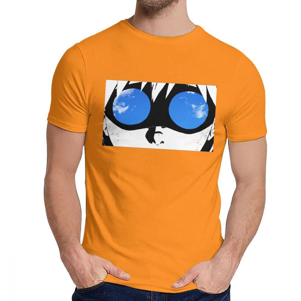 O Neck Gurren Lagann Simon Kamina T Shirt Graphic Print Unisex Soft Slim Top Tee Free