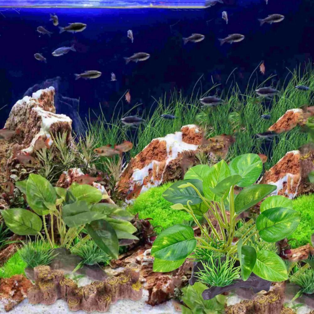 Small Artificial Water Grass Simulation Underwater Plant Aquarium Water Plants  Fish Tank
