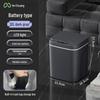Waterproof Smart Sensor Trash Can with Automatic Lid for Kitchen, Bathroom, and Living Room