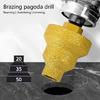 Step Chamfer Drill Bit Multi Layer Tapered Reamer 20-35-50mm Multilayered Cone Reamer for Metal, Wood, Concrete, Tile