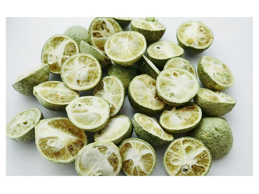 Cold Brew Freeze-Dried Fruit Tea: Green, Orange, Lemon, Passion Fruit Slices