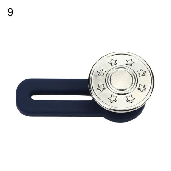 Detachable Multi Styles Durable Anti-deformation Punch Free Jeans Buttons Extender Waist Enlarge Button