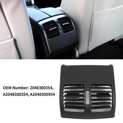 Rear Air Grille, Car Air Conditioning Vent Grille Panel Replacement for Mercedes Benz W204 C350 C250 C300 E350 C63 AMG