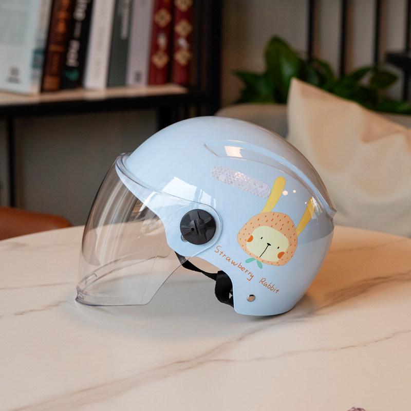3C Certified Women's Electric Scooter & Motorcycle Helmet - All-Season, Cute, Half-Helmet