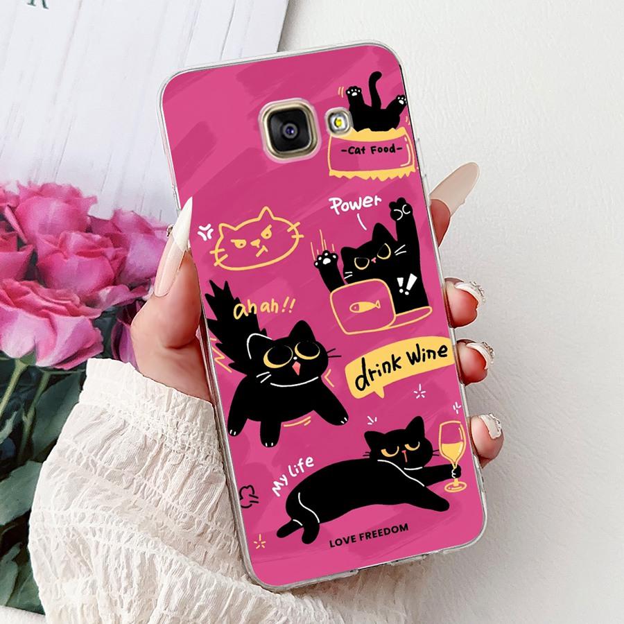 Für Samsung A3 2016 Hülle Galaxy A3 2017 Rückseite Cartoon Dünn Weiches Silikon Funda für Samsung A310F A320F Stoßfest Capa