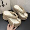Star Rivets Chunky Wedge Flip Flops Women Summer Clip Toe Eva Platform Slippers Woman Punk Style Thick Bottom Sandals Female