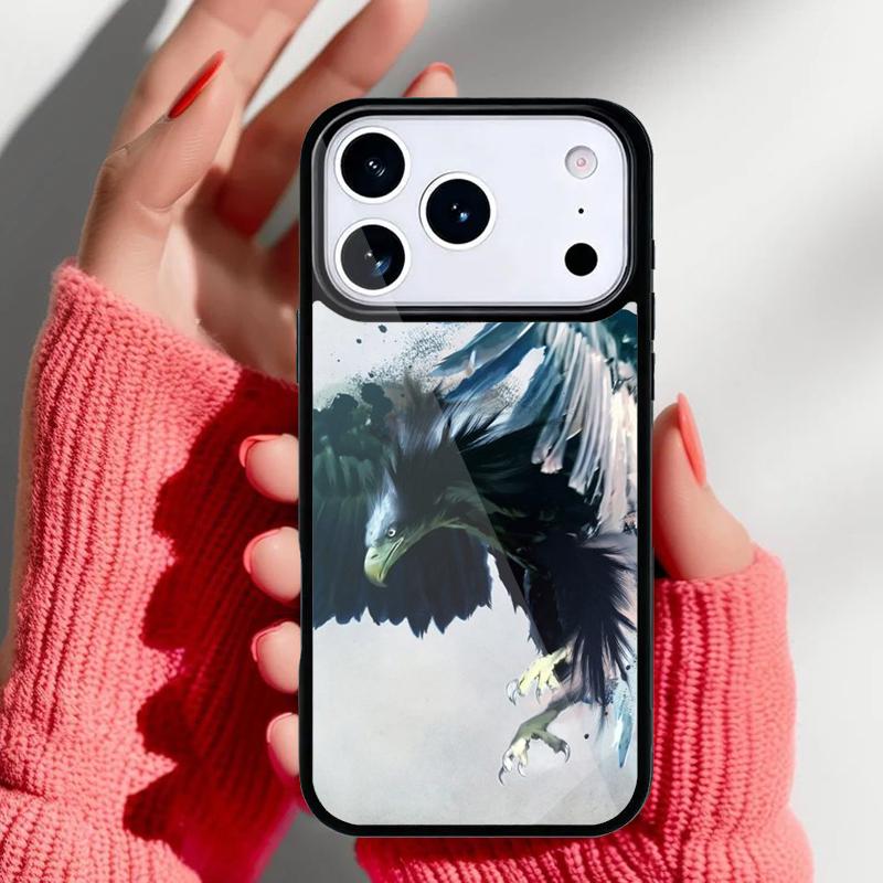 Eagle Hawk Bird Animal Phone Case for iPhone 17 16 15 14 13 Pro Max Back Cover for 12 11 Pro Coque
