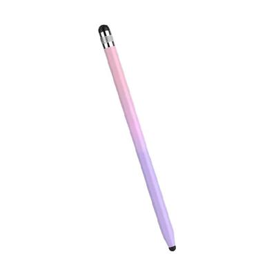 Penna stilo 2 in 1 per schermi touch, punta in silicone, alta sensibilità, punta fine.